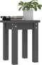 vidaXL - Salontafel - Ø - 35x35 - cm - massief - grenenhout - grijs
