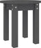 vidaXL - Salontafel - Ø - 35x35 - cm - massief - grenenhout - grijs