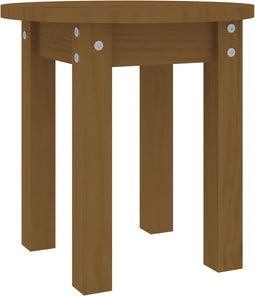 vidaXL - Salontafel - Ø - 35x35 - cm - massief - grenenhout - honingbruin