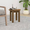 vidaXL - Salontafel - Ø - 35x35 - cm - massief - grenenhout - honingbruin