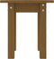 vidaXL - Salontafel - Ø - 35x35 - cm - massief - grenenhout - honingbruin