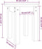 vidaXL - Salontafel - Ø - 35x35 - cm - massief - grenenhout - wit