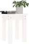 vidaXL - Salontafel - Ø - 35x35 - cm - massief - grenenhout - wit