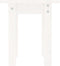 vidaXL - Salontafel - Ø - 35x35 - cm - massief - grenenhout - wit