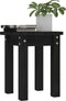 vidaXL - Salontafel - Ø - 35x35 - cm - massief - grenenhout - zwart