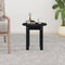 vidaXL - Salontafel - Ø - 35x35 - cm - massief - grenenhout - zwart