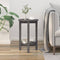 vidaXL - Salontafel - Ø - 40x60 - cm - massief - grenenhout - grijs