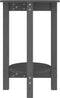 vidaXL - Salontafel - Ø - 40x60 - cm - massief - grenenhout - grijs