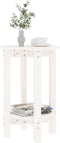 vidaXL - Salontafel - Ø - 40x60 - cm - massief - grenenhout - wit