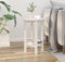 vidaXL - Salontafel - Ø - 40x60 - cm - massief - grenenhout - wit