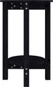 vidaXL - Salontafel - Ø - 40x60 - cm - massief - grenenhout - zwart