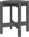vidaXL - Salontafel - Ø - 42,5x45 - cm - massief - grenenhout - grijs