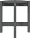 vidaXL - Salontafel - Ø - 42,5x45 - cm - massief - grenenhout - grijs