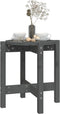 vidaXL - Salontafel - Ø - 42,5x45 - cm - massief - grenenhout - grijs