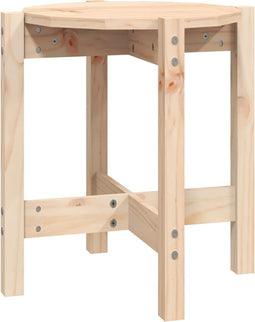 vidaXL - Salontafel - Ø - 42,5x45 - cm - massief - grenenhout