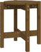 vidaXL - Salontafel - Ø - 42,5x45 - cm - massief - grenenhout - honingbruin