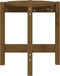 vidaXL - Salontafel - Ø - 42,5x45 - cm - massief - grenenhout - honingbruin