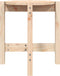vidaXL - Salontafel - Ø - 42,5x45 - cm - massief - grenenhout