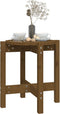 vidaXL - Salontafel - Ø - 42,5x45 - cm - massief - grenenhout - honingbruin