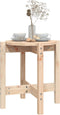 vidaXL - Salontafel - Ø - 42,5x45 - cm - massief - grenenhout