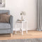 vidaXL - Salontafel - Ø - 42,5x45 - cm - massief - grenenhout - wit