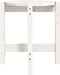 vidaXL - Salontafel - Ø - 42,5x45 - cm - massief - grenenhout - wit