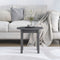 vidaXL - Salontafel - Ø - 45x40 - cm - massief - grenenhout - grijs