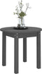 vidaXL - Salontafel - Ø - 45x40 - cm - massief - grenenhout - grijs