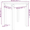 vidaXL - Salontafel - Ø - 45x40 - cm - massief - grenenhout - grijs