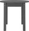 vidaXL - Salontafel - Ø - 45x40 - cm - massief - grenenhout - grijs
