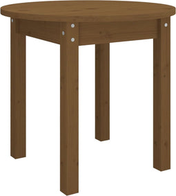 vidaXL - Salontafel - Ø - 45x40 - cm - massief - grenenhout - honingbruin