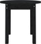 vidaXL - Salontafel - Ø - 45x40 - cm - massief - grenenhout - zwart
