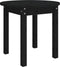vidaXL - Salontafel - Ø - 45x40 - cm - massief - grenenhout - zwart