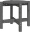vidaXL - Salontafel - Ø - 52,5x45 - cm - massief - grenenhout - grijs