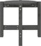 vidaXL - Salontafel - Ø - 52,5x45 - cm - massief - grenenhout - grijs