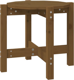 vidaXL - Salontafel - Ø - 52,5x45 - cm - massief - grenenhout - honingbruin