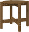 vidaXL - Salontafel - Ø - 52,5x45 - cm - massief - grenenhout - honingbruin