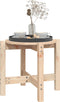 vidaXL - Salontafel - Ø - 52,5x45 - cm - massief - grenenhout