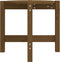 vidaXL - Salontafel - Ø - 52,5x45 - cm - massief - grenenhout - honingbruin