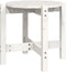 vidaXL - Salontafel - Ø - 52,5x45 - cm - massief - grenenhout - wit