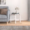 vidaXL - Salontafel - Ø - 52,5x45 - cm - massief - grenenhout - wit