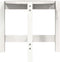 vidaXL - Salontafel - Ø - 52,5x45 - cm - massief - grenenhout - wit