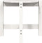 vidaXL - Salontafel - Ø - 52,5x45 - cm - massief - grenenhout - wit