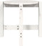 vidaXL - Salontafel - Ø - 52,5x45 - cm - massief - grenenhout - wit