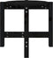 vidaXL - Salontafel - Ø - 52,5x45 - cm - massief - grenenhout - zwart