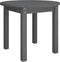 vidaXL - Salontafel - Ø - 55x45 - cm - massief - grenenhout - grijs