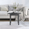 vidaXL - Salontafel - Ø - 55x45 - cm - massief - grenenhout - grijs