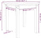 vidaXL - Salontafel - Ø - 55x45 - cm - massief - grenenhout - grijs