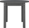 vidaXL - Salontafel - Ø - 55x45 - cm - massief - grenenhout - grijs