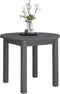 vidaXL - Salontafel - Ø - 55x45 - cm - massief - grenenhout - grijs